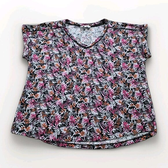 Top Women 2X Lot of 2 AE In Every Story Northern Reflections Floral Soft Cottage - Picture 6 of 16